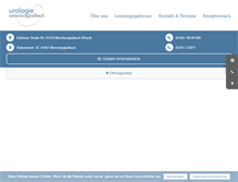 Tablet Screenshot of gemeinschaftspraxis-urologie.de